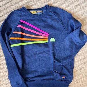 Aviator Nation - Sunburst Daydream Crewneck Sweatshirt - Size XS